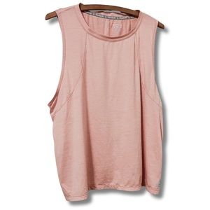 Reebok Throwback Marled Soft Crop Peach